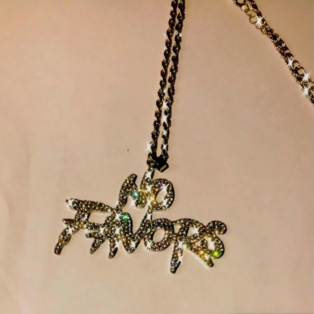 No Favors diamond necklace